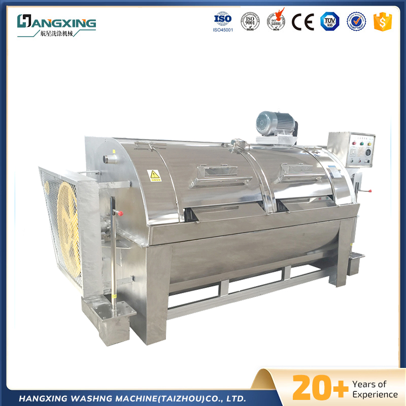 Koko automaattinen ruostumattomasta teräksestä valmistettu teollisuuspesukone Koko automaattinen ruostumattomasta teräksestä valmistettu teollisuuspesukone