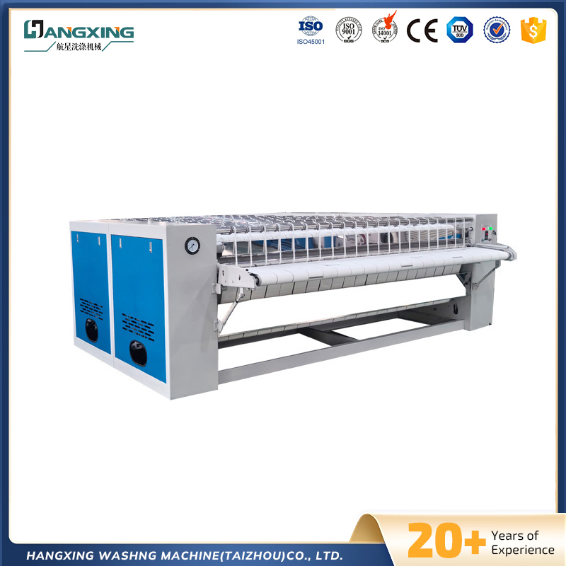 Automaattiset yksitelat kaksoisrullat silityskone Automaattiset yksitelat kaksoisrullat silityskone